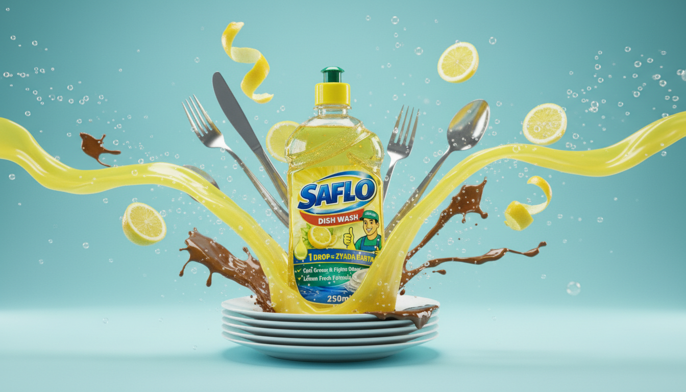 SAFLO Dish Wash in action